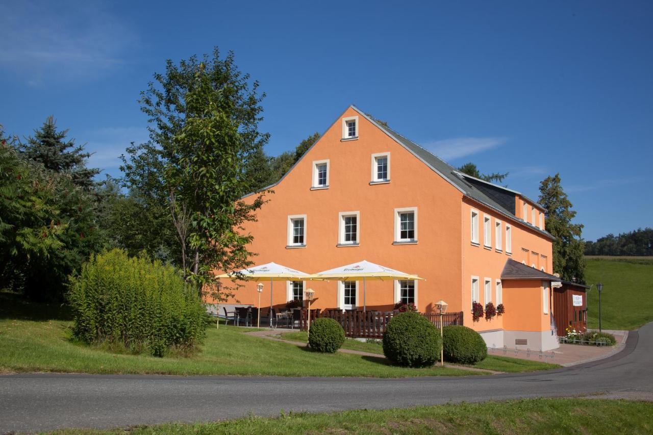 Hotel Landgasthof Wolfsgrund Dorfchemnitz Exterior foto